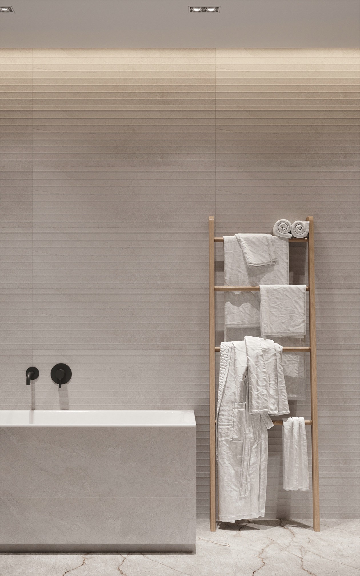 95㎡清爽原木风 纯粹自然的空间气质-17