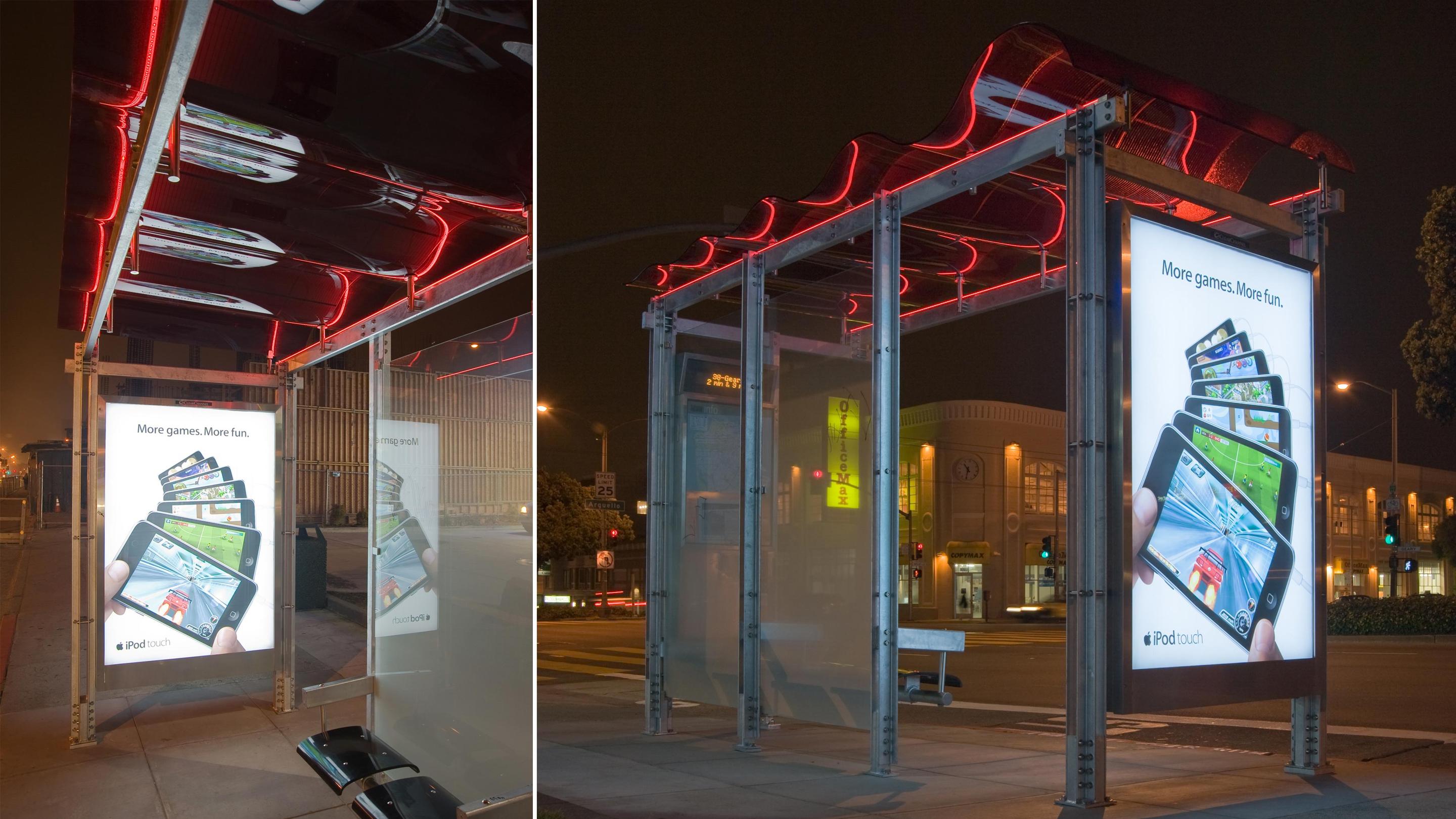 旧金山新一代公交候车亭设计丨美国丨Lundberg Design-3