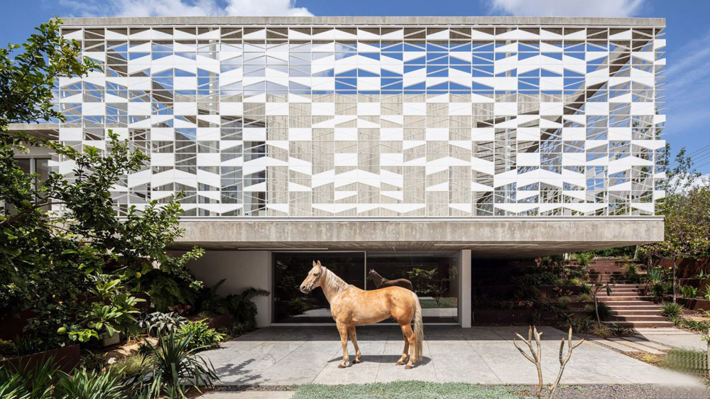 以色列铝合金屏风的MA住宅-7