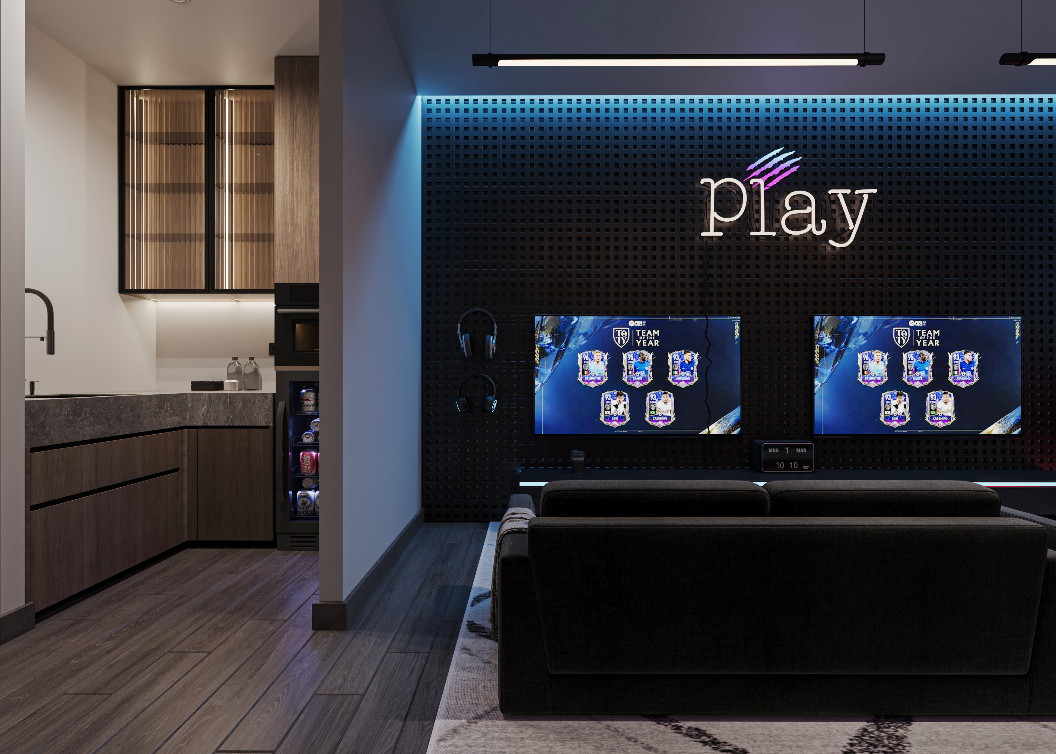 Living area & Gamingroom 室内设计丨EgyptCairo丨Me-14