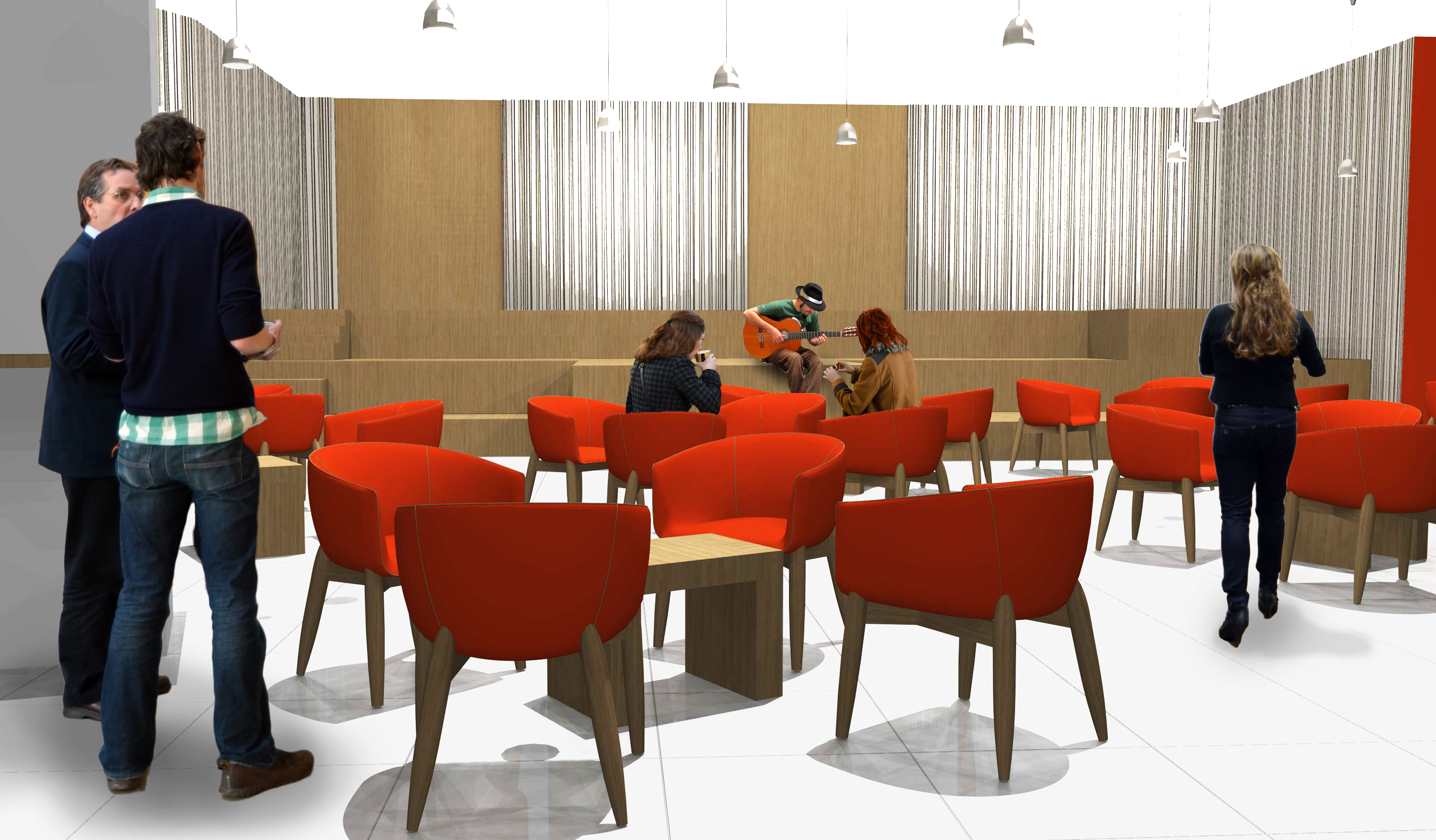 活力市中心室内市场与全球咖啡厅概念设计-12