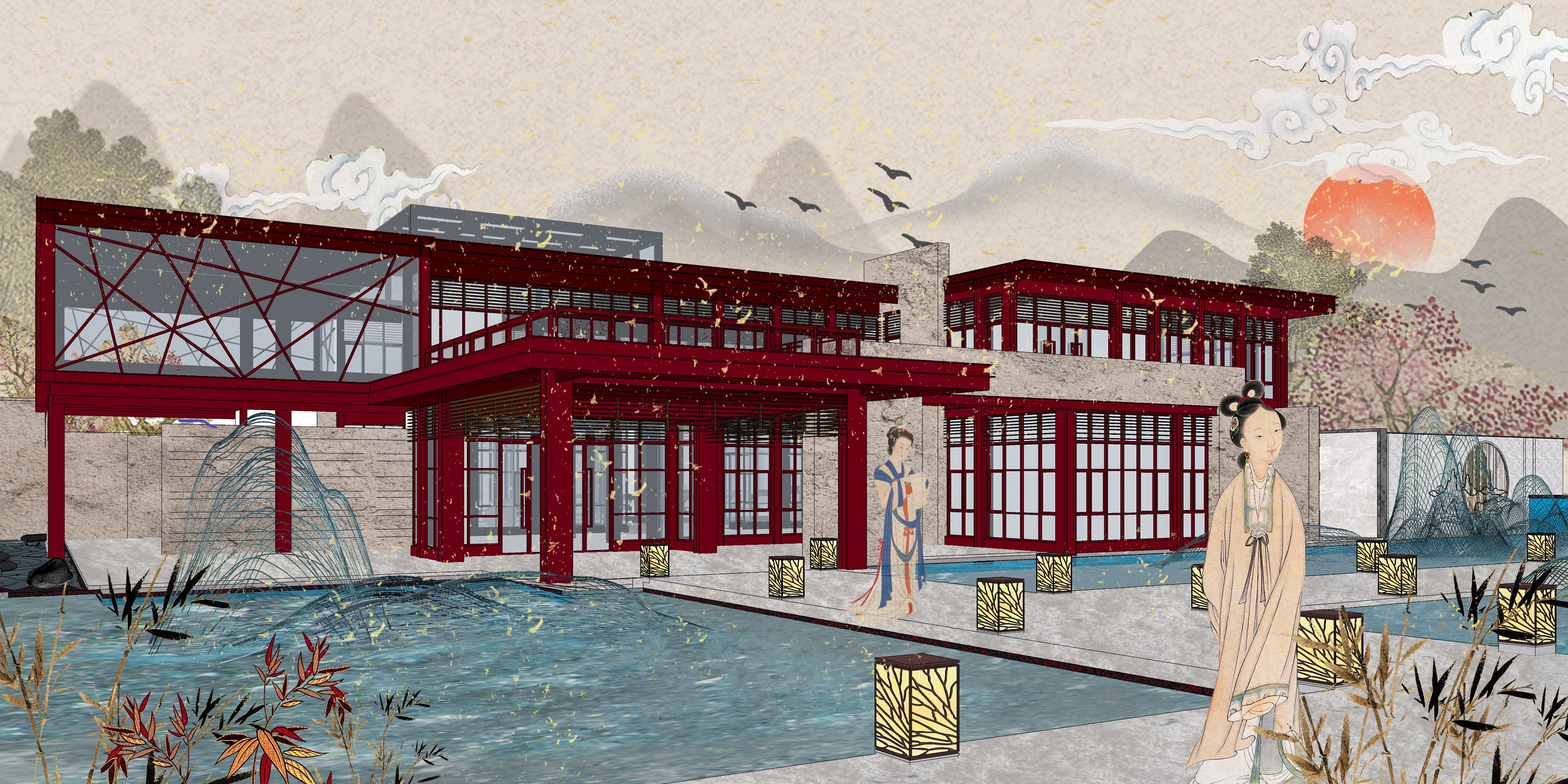 景观设计古代风格作品集-11