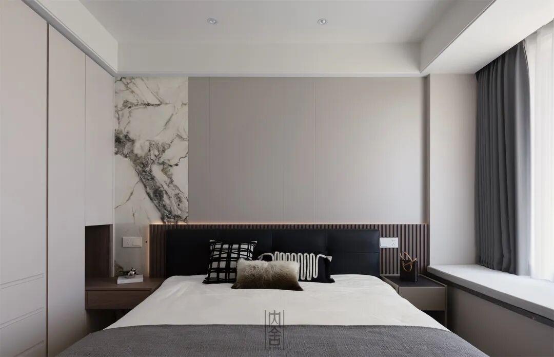 内舍软装丨190㎡意式轻奢，简约奢华持平，彰显内敛的空间气质！-38
