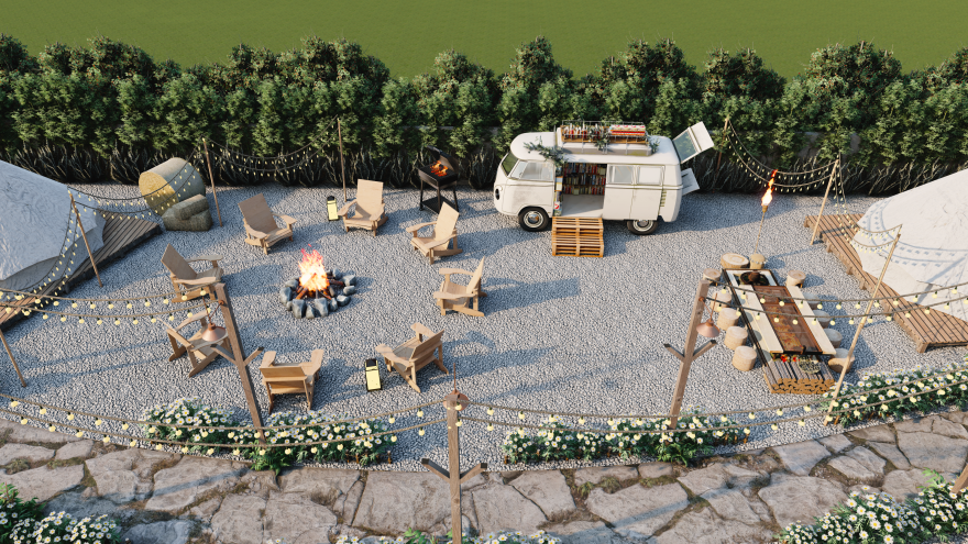 Hidden Mansions 露营地景观设计丨越南胡志明市-12