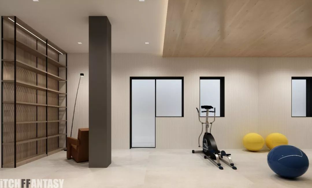 四层极简别墅，原木色温馨空间-107