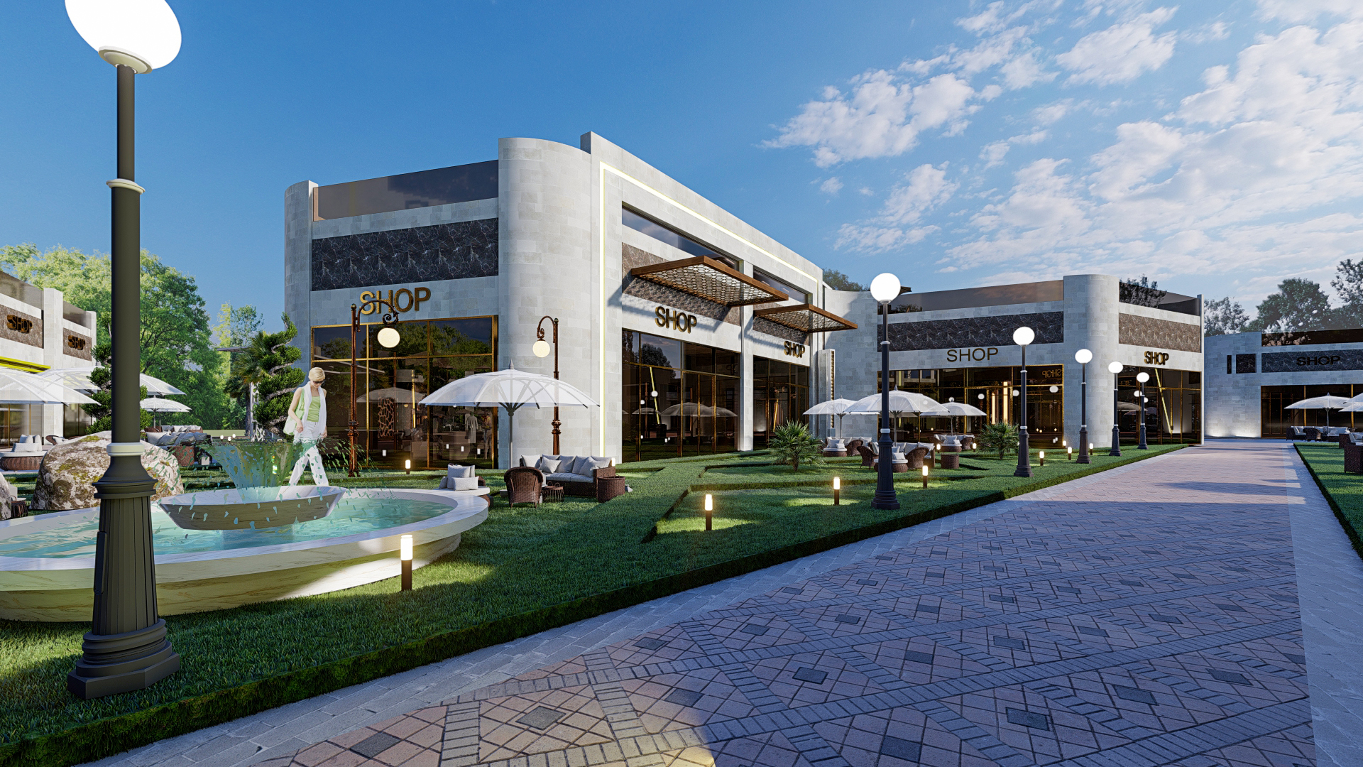 Zawaya walk mall design UAE-3