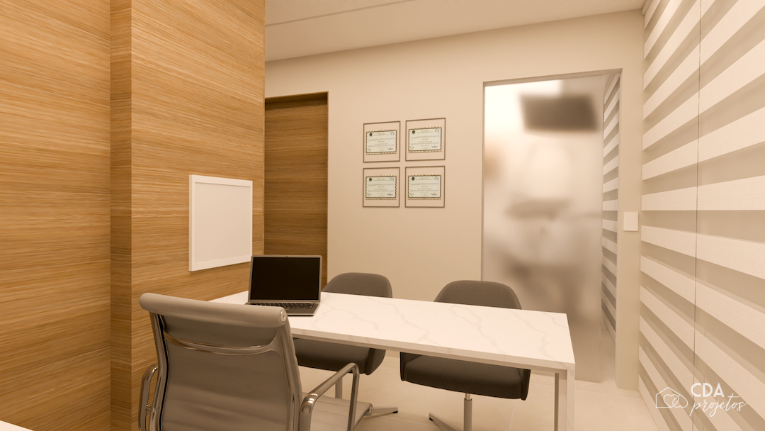 Consultório odontológico moderno e acolhedor | CDA Projetos - Casa das Amigas-8