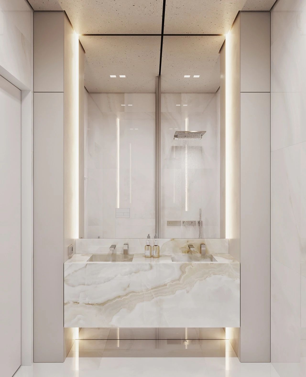 俄罗斯简约优雅公寓设计丨VERITY DESIGN-33