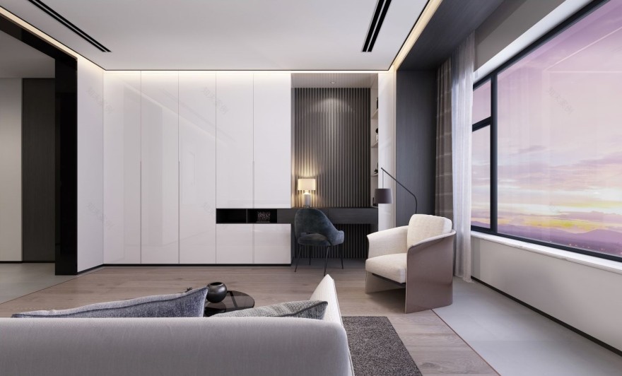 合景·峰汇复式别墅设计丨中国苏州丨苏州中麦室内设计事务所-40