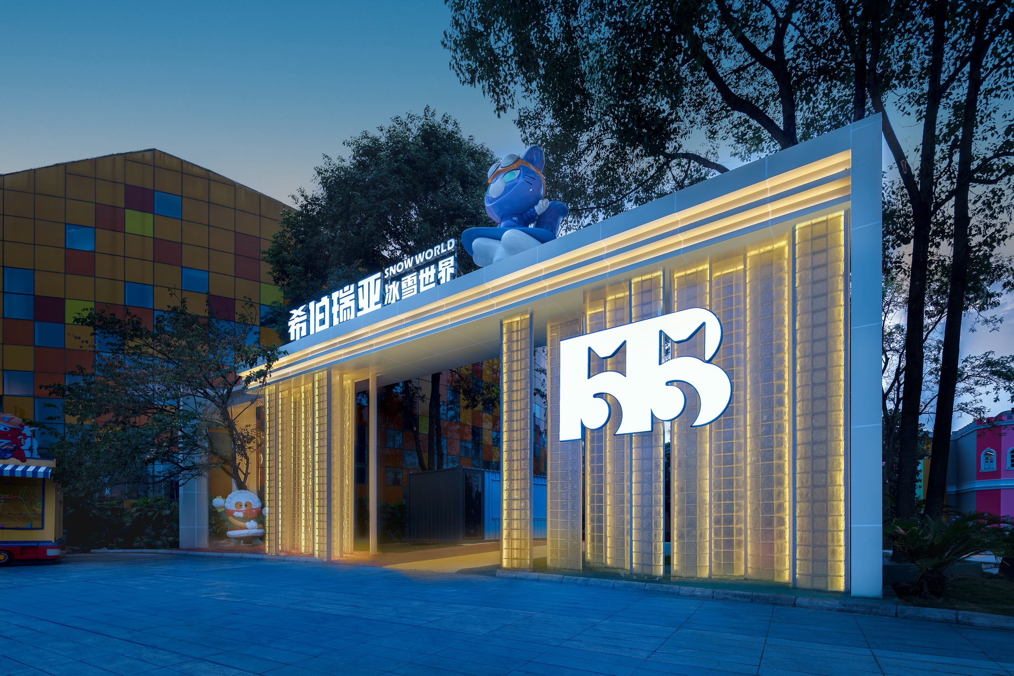 成都欢乐谷·希伯瑞亚冰雪世界丨中国成都丨龙策设计 LCARCHITURE-17