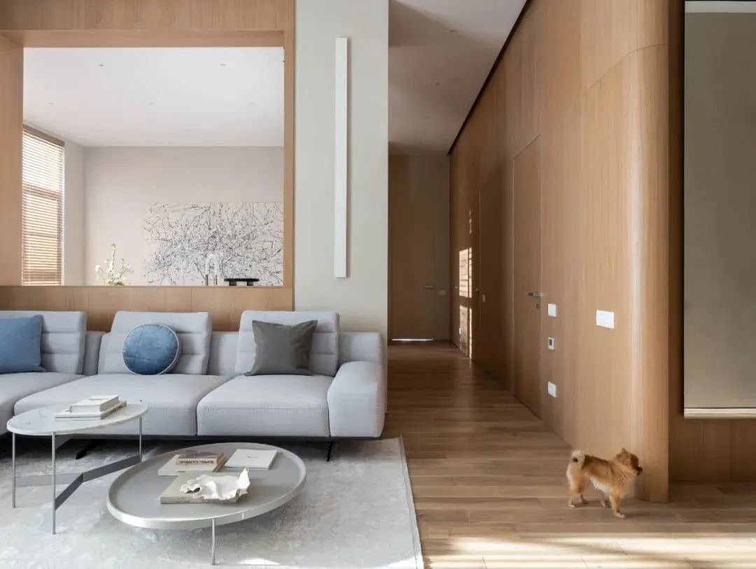 暖色调的 140㎡三口之家-0