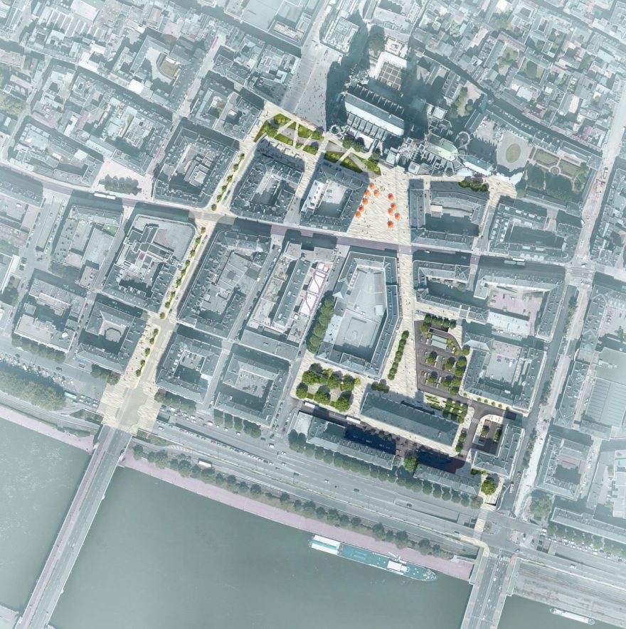 ROUEN 市区公共空间整治(塞纳 大教堂区域)丨法国鲁昂丨Atelier VILLES & PAYSAGES等-28