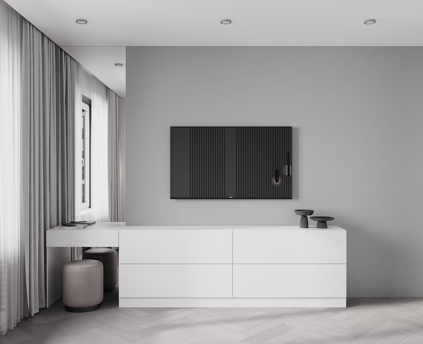 浅色系公寓设计 美的好高级！-23