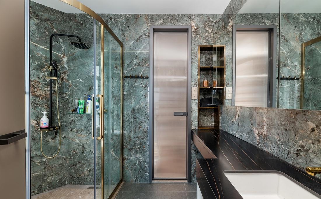 超大户型三代同堂的意式极简奢华设计-46