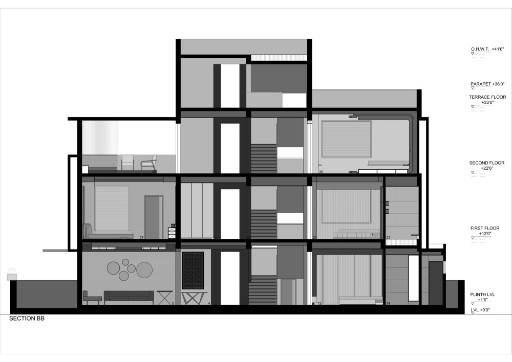 印度奢华住宅“红屋”-44