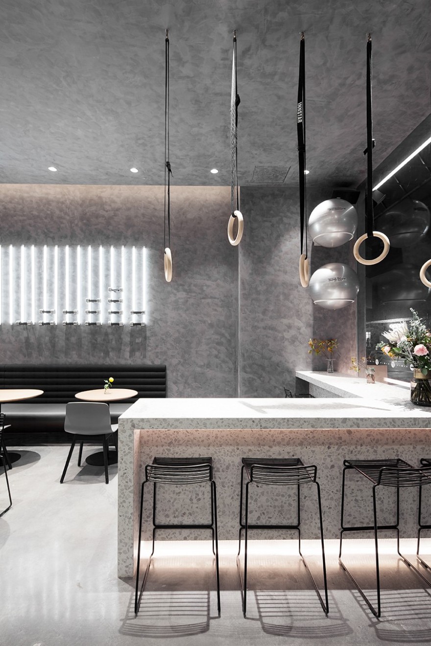 深圳 “ GAGA鲜语 ” 运动健身餐厅 协调亚洲设计-11