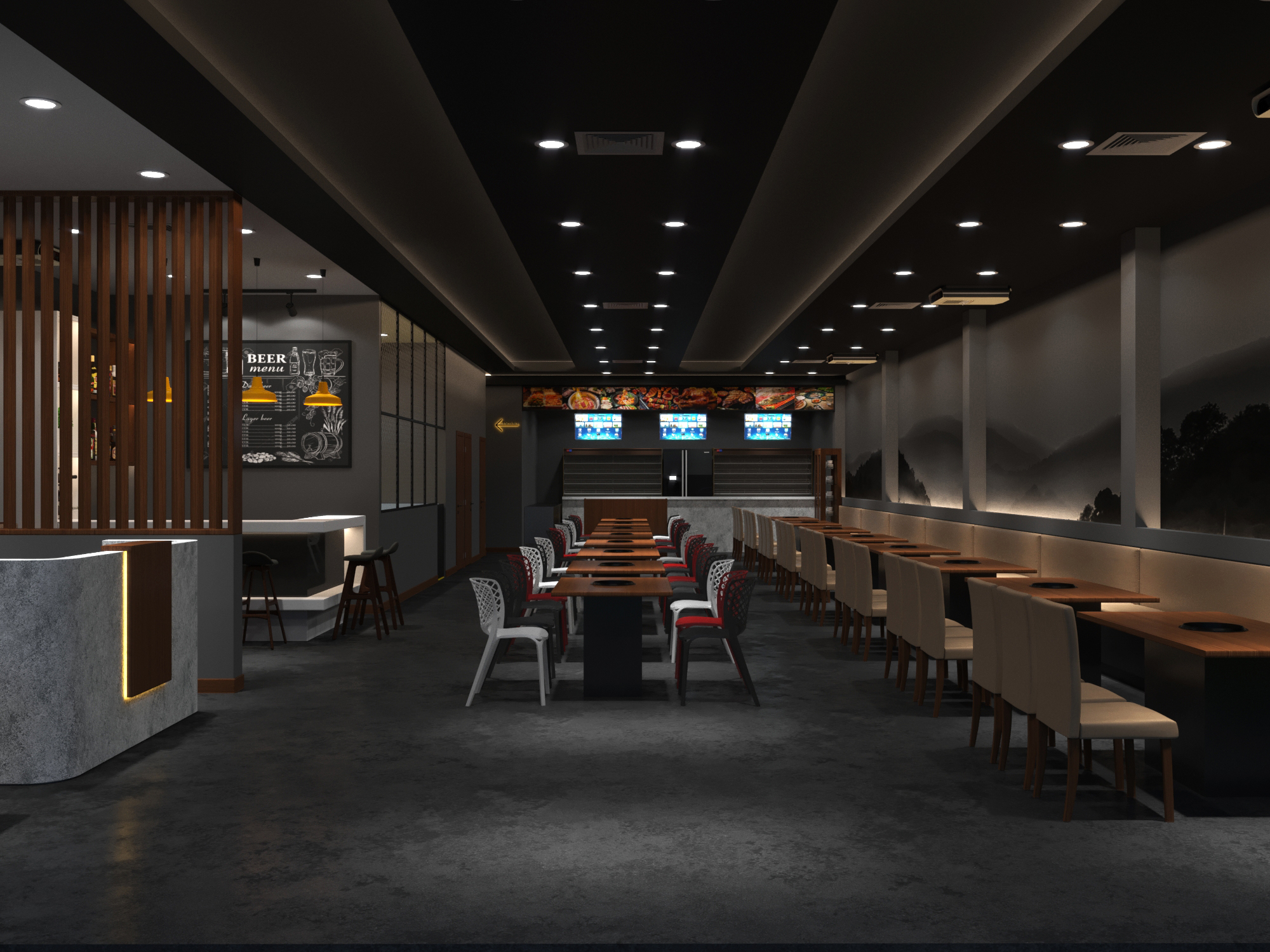 Nhà hàng nướng phong cách Hàn-2