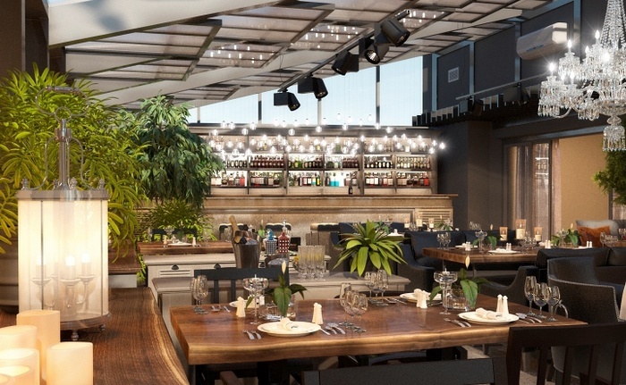 乌克兰基辅 Black Market 商务餐厅设计丨Dekart Studio,戈者设计-9