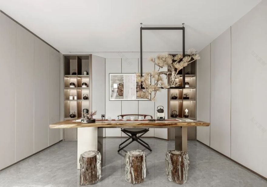 武汉双屿大观别墅样板间丨中国武汉丨元禾大千(软装),上海中置华优设计集团有限公司(硬装)-47