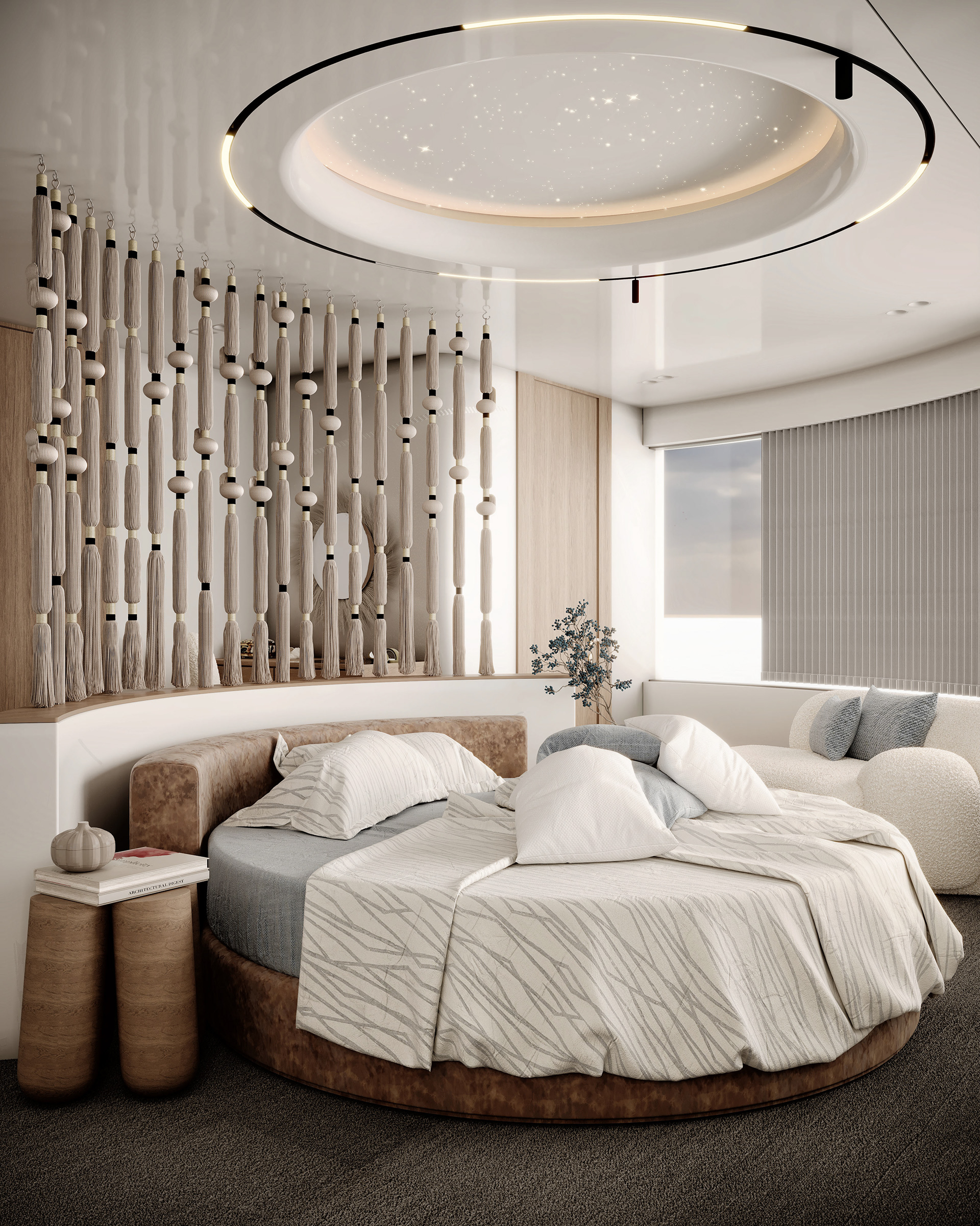 游艇卧室设计项目丨埃及丨Amina El  kholy-1