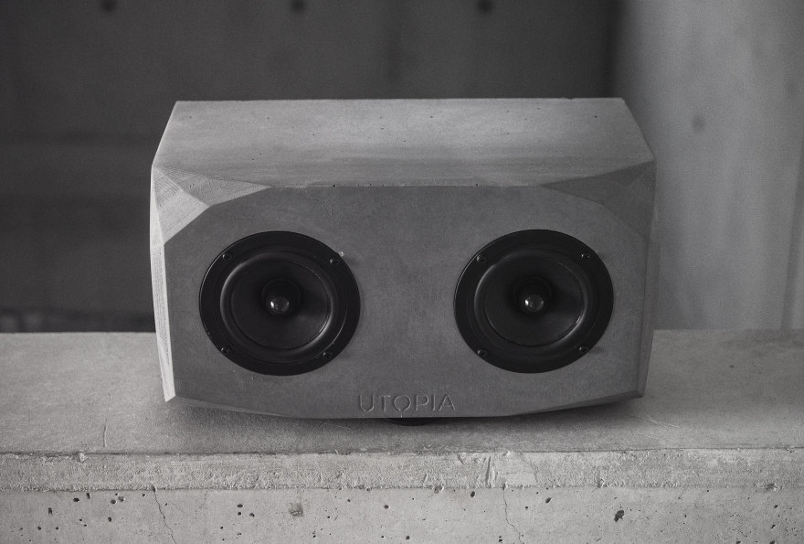 Titan Wireless Concrete Speaker By Utopia Audio-3