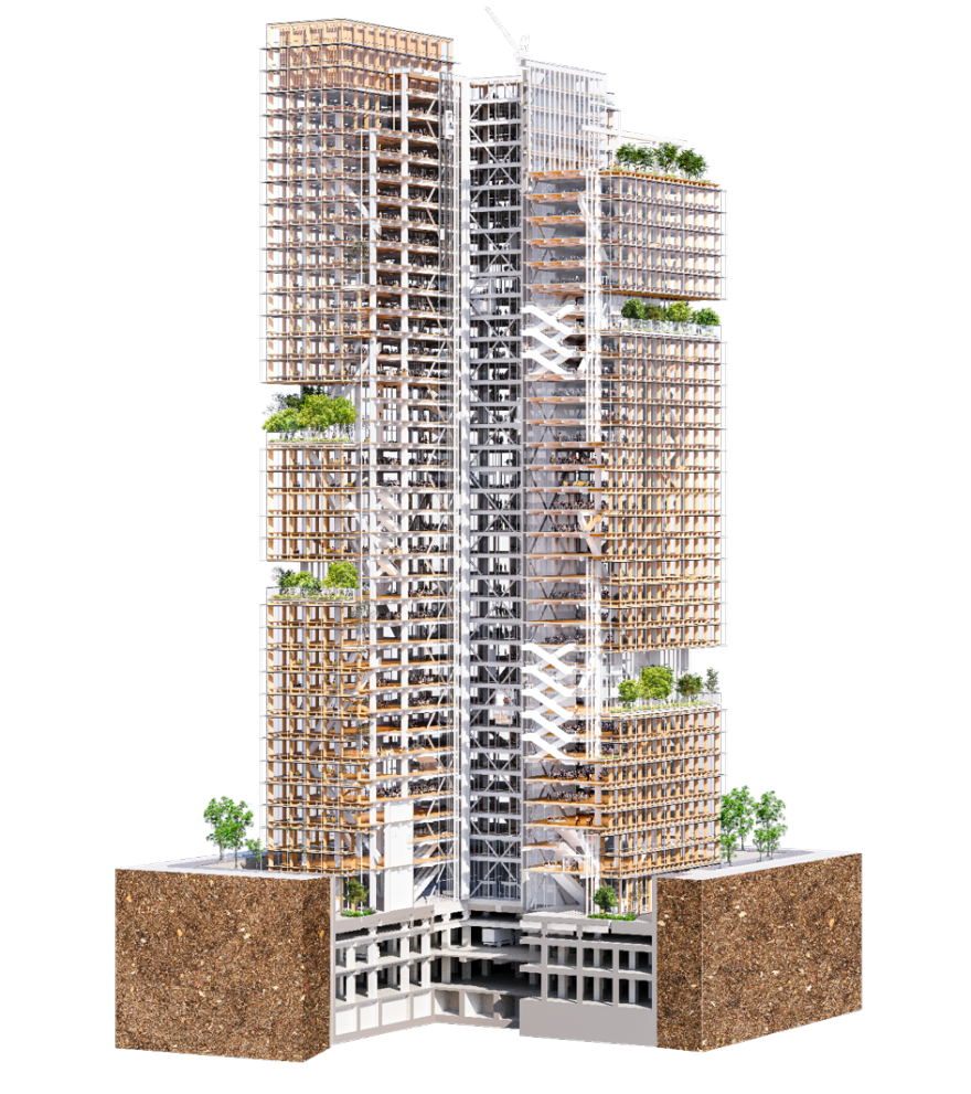 再生树(Regenerative Tree)丨日本东京丨株式会社日建设计-10