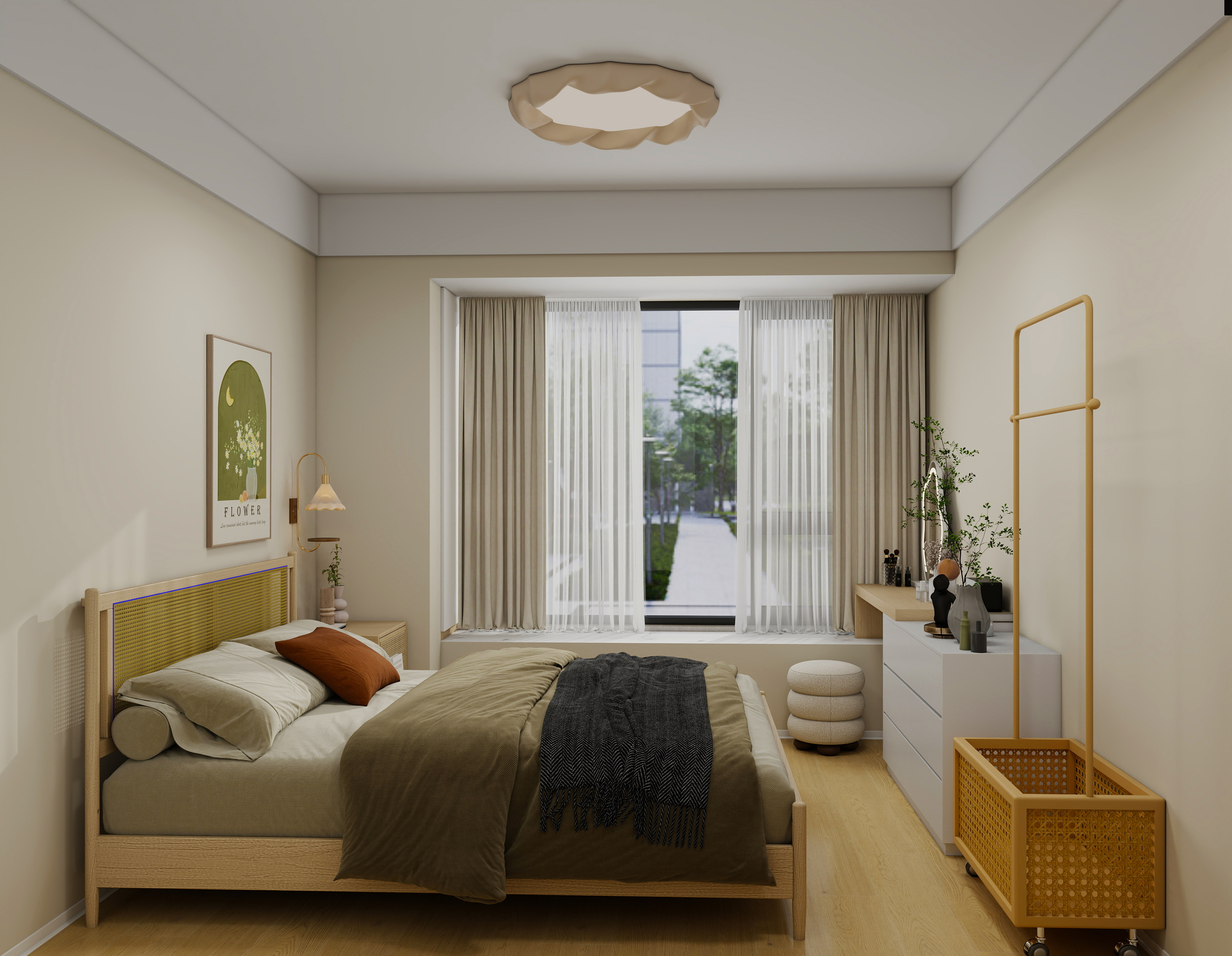 都会滨江118平米北欧奶油风-8