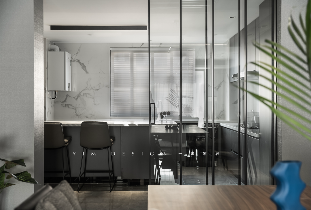 黑白格调,现代平层的独特魅力丨李宝红-20