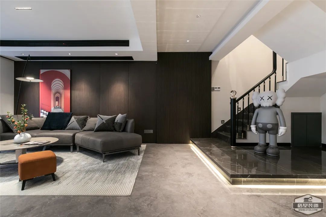 月亮湾沁园 150㎡现代极简设计丨格堂装饰-43