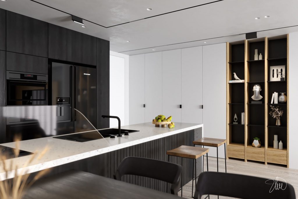 4564 Interior Apartment Scene Sketchup Model by Huy Ung-8