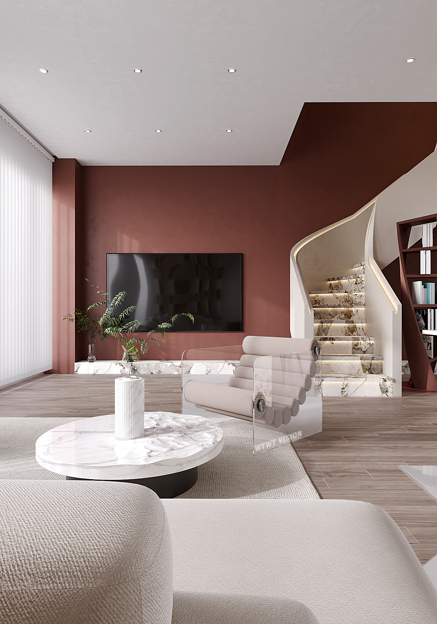 住宅空间丨效果表现丨工作-5