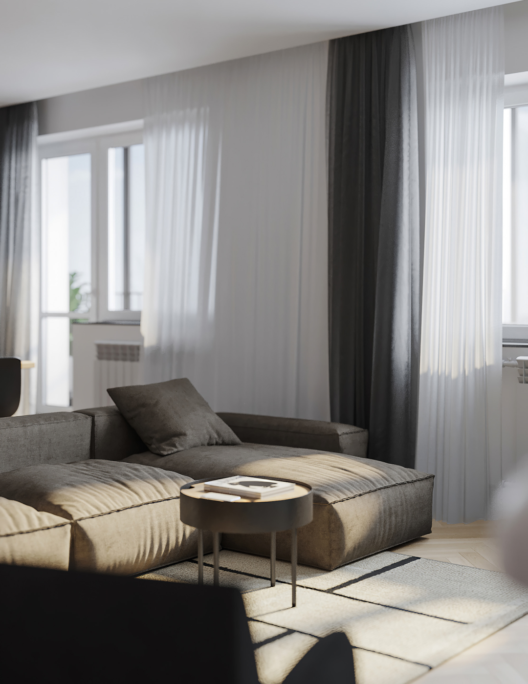 BALANCE COLOUR--78㎡一室户，简约的设计，储物超多！-25