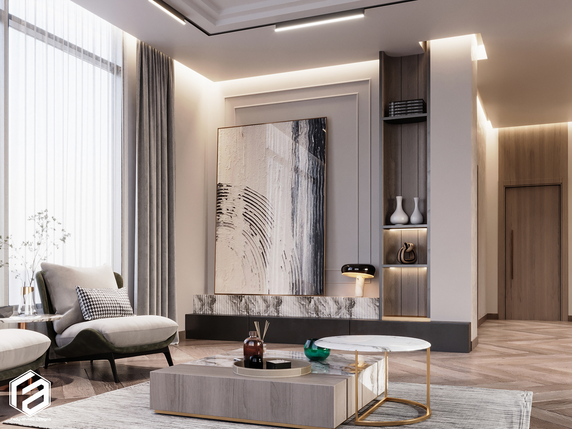 豪华卧室丨阿曼丨Fady Ahmed-13