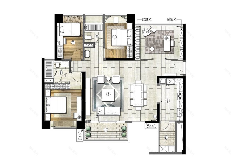 鸿荣源壹方中心样板房-6