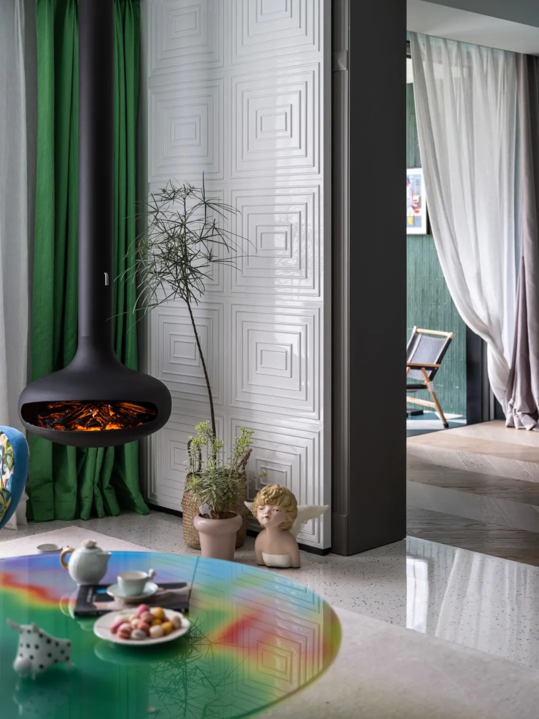 景隆公馆色彩协奏曲丨中国台州丨观诺设计-23