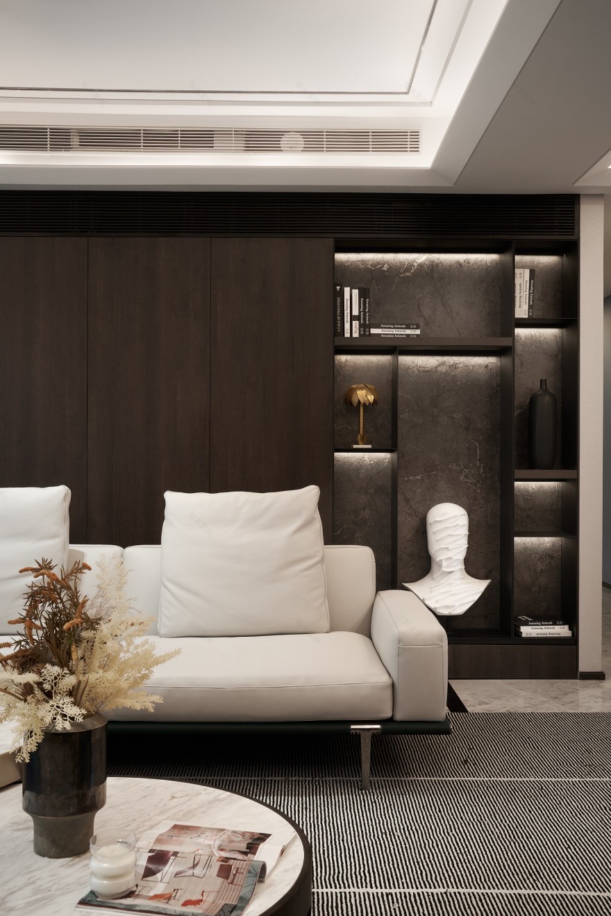 别样美学 · 杭州九龙仓天荟现代简约家居设计丨中国杭州丨朴森全案设计-16
