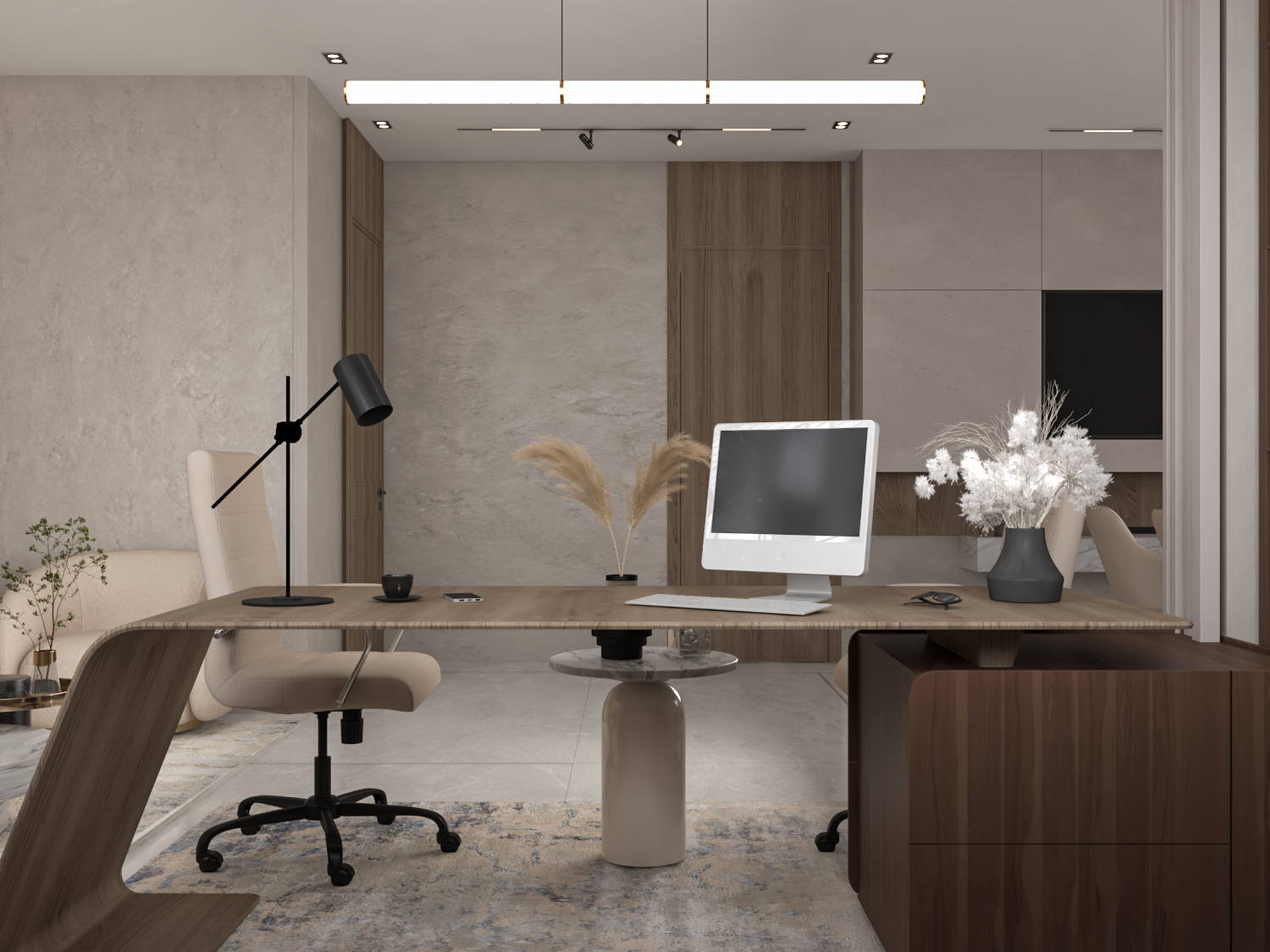 现代办公室室内设计-13