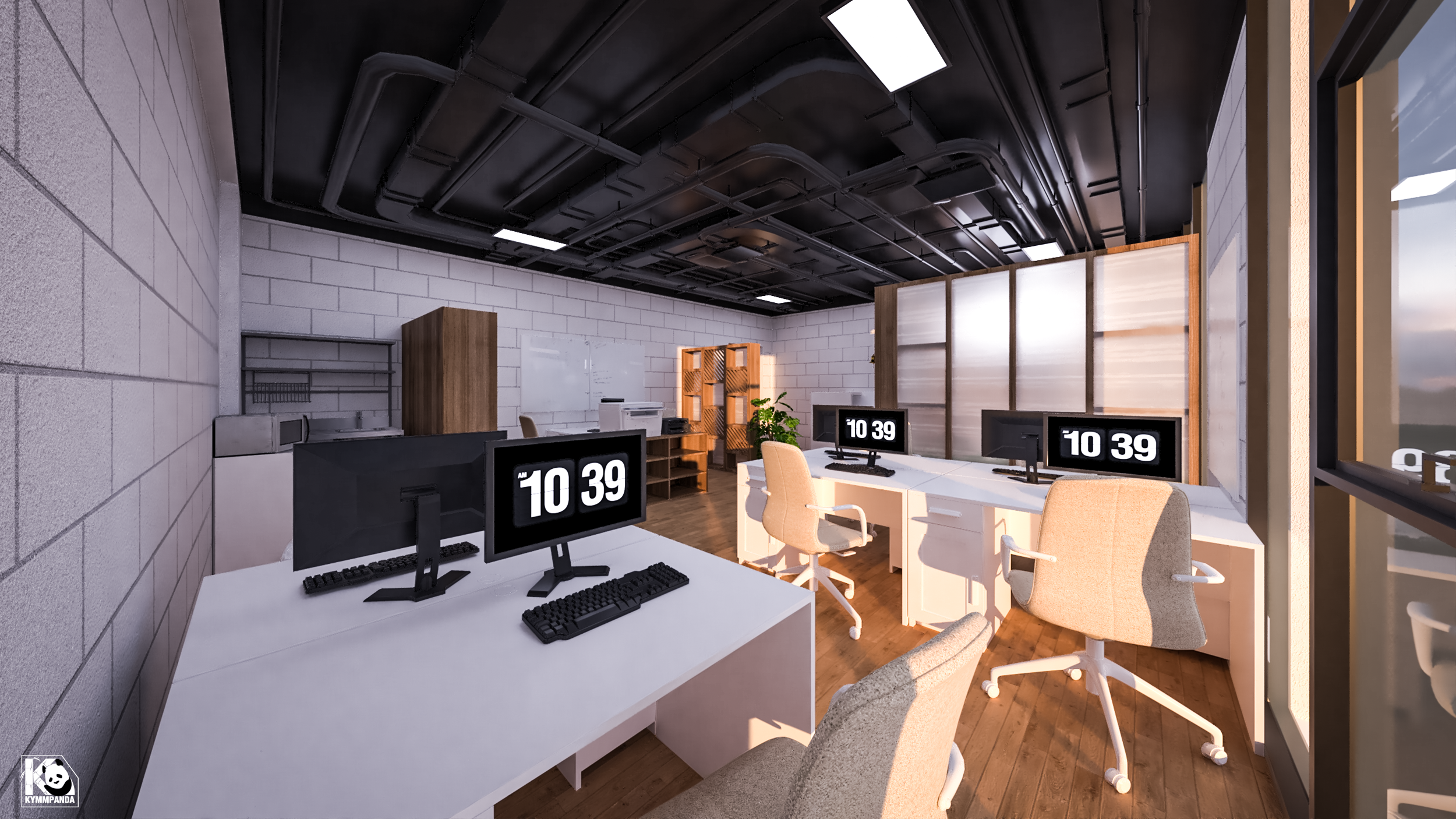 小型办公室室内设计-17