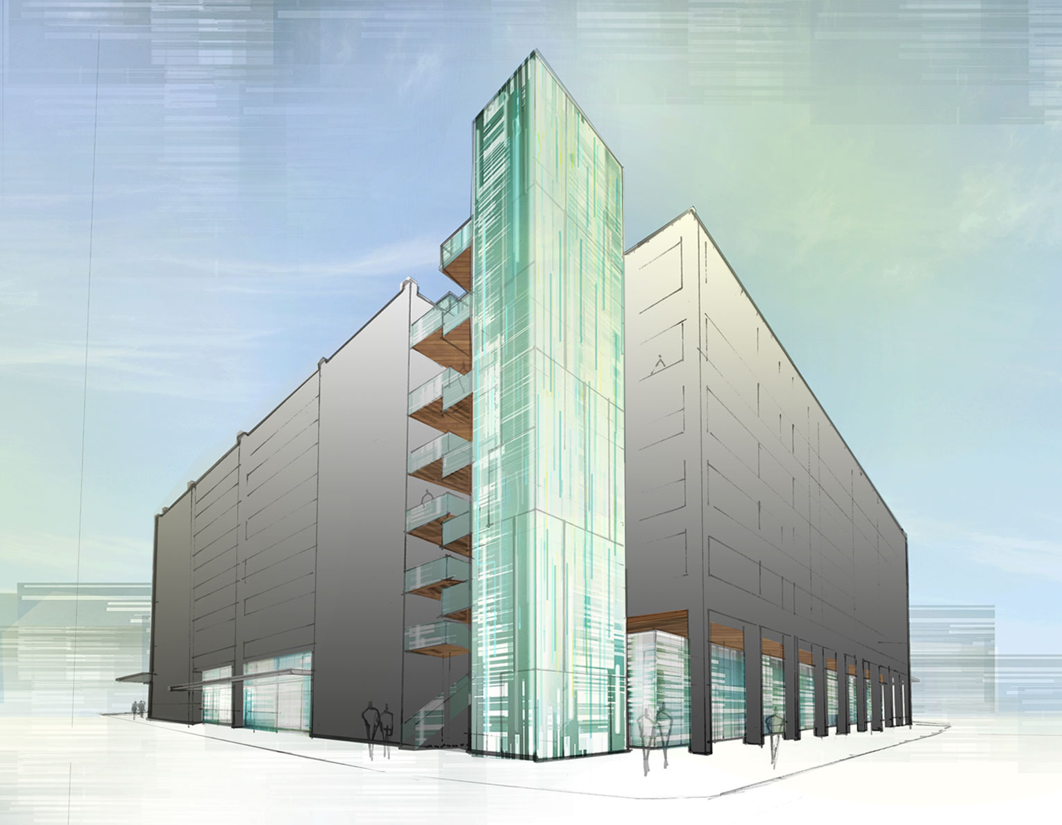 SW 10th & Yamhill Parking Garage and Retail Rehabilitation-4