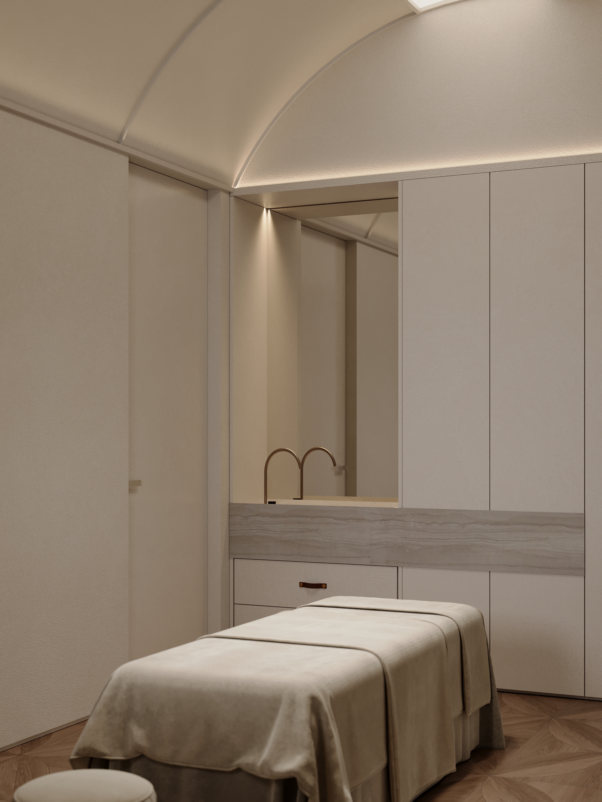 SPA美容空间方案及渲染-3