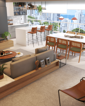 合适的·玻璃 客厅电视，晚餐丨ZEDY ARQUITETURA