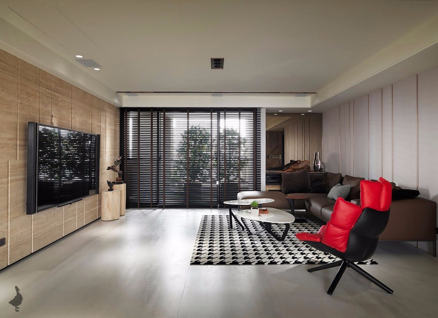 现代简约住宅的回然冠宇与瑞空间设计-3