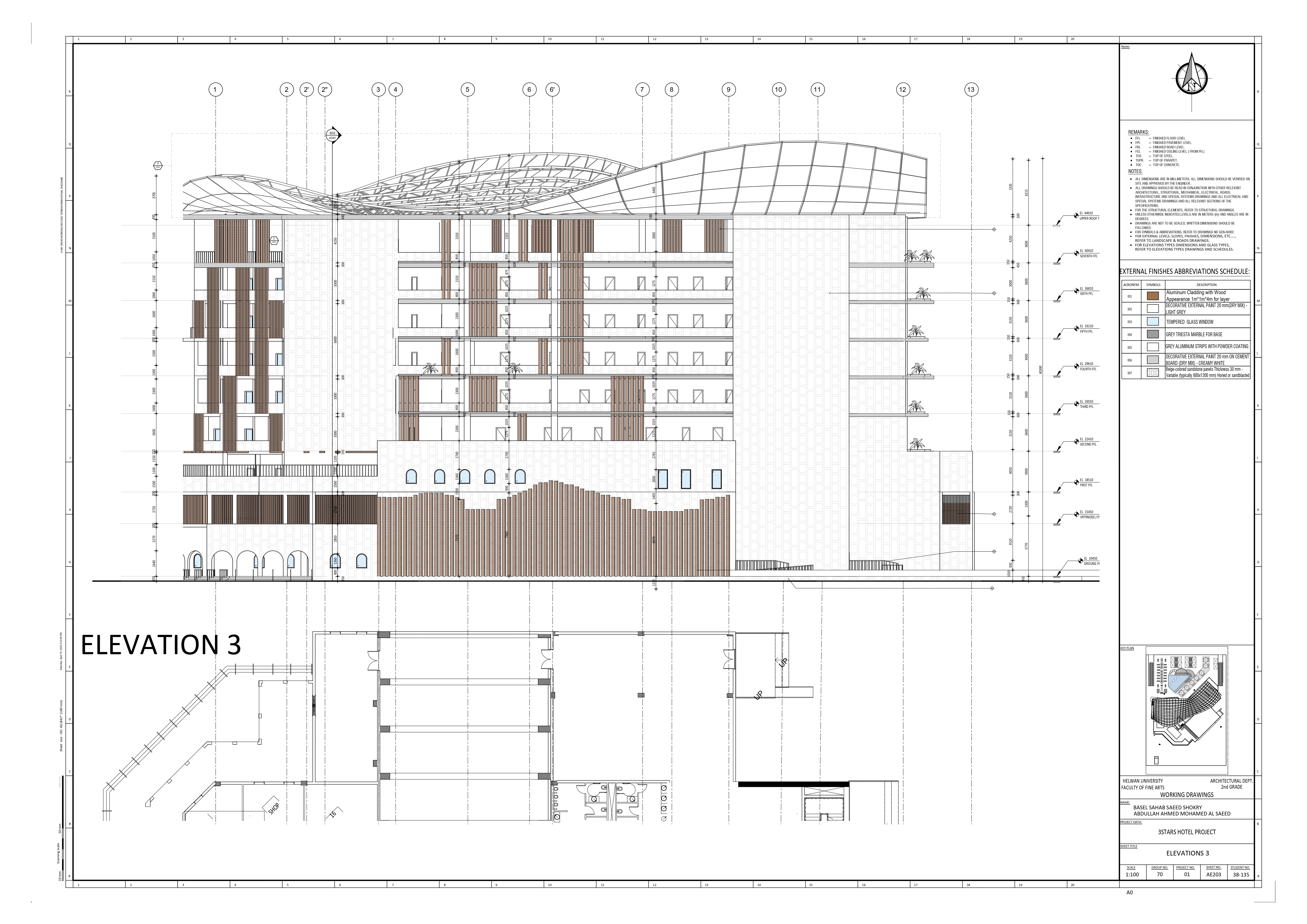 AquaVeil Hotel Working And Technical Insulation Drawing-12