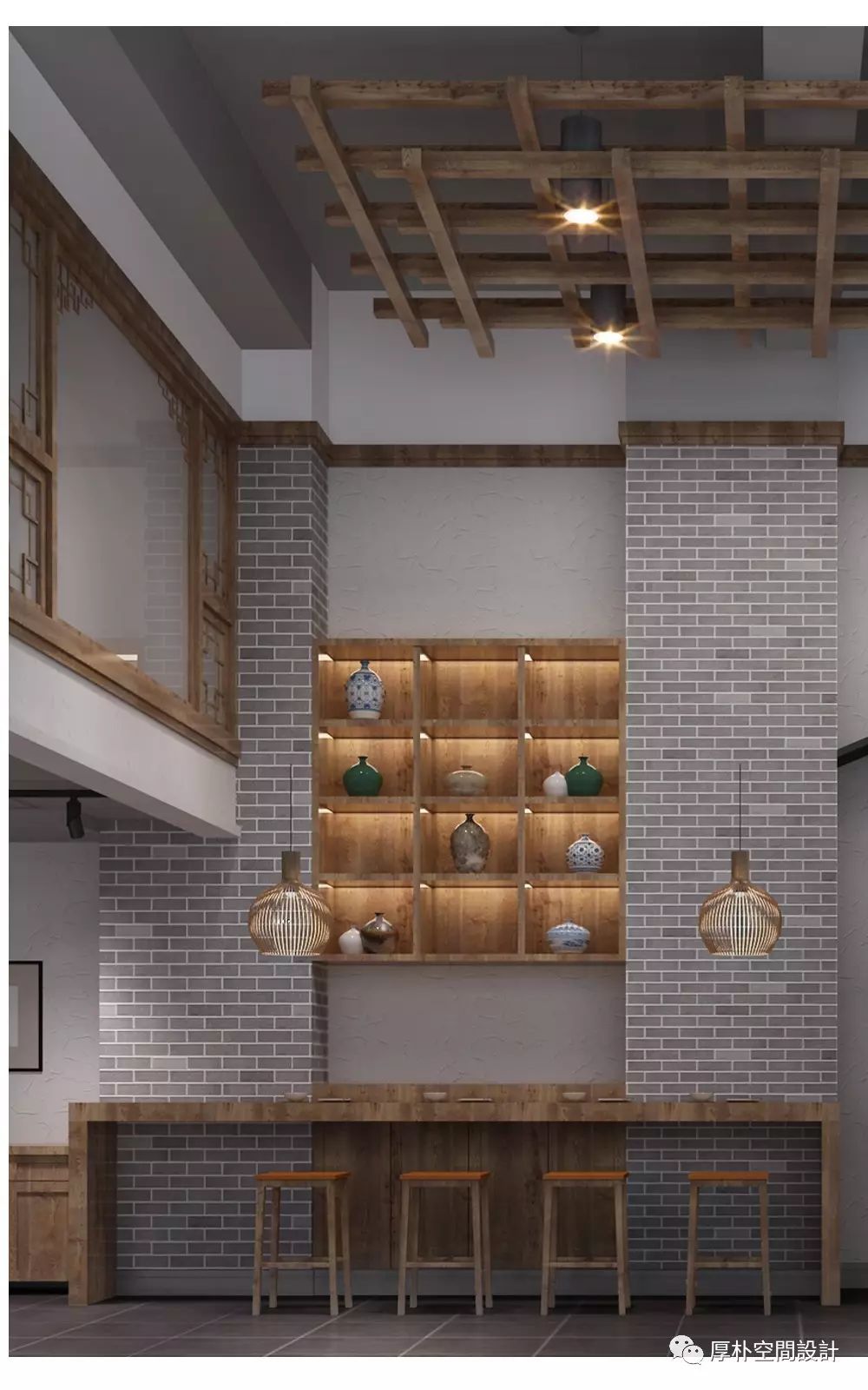 皖韵禅意,悠然生活——{来皖面}面馆设计-9