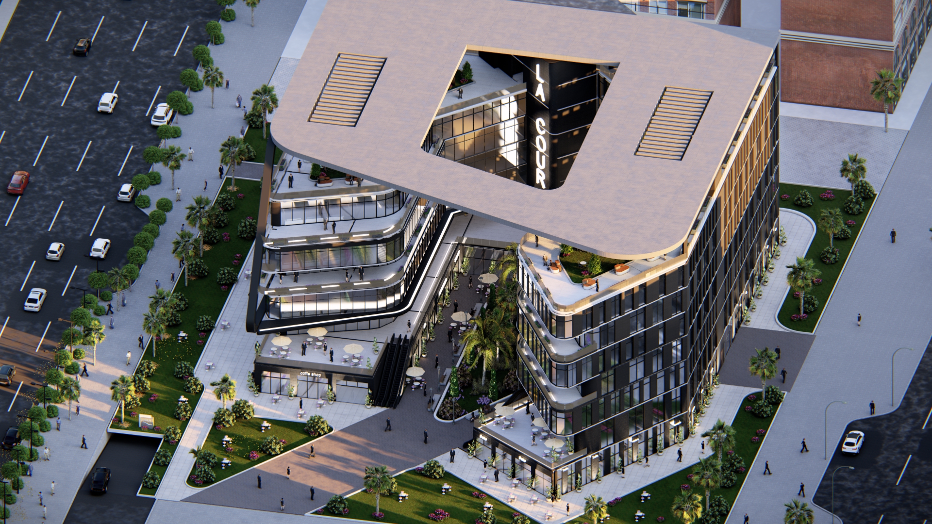 LA COUR 多功能建筑丨曼苏拉大学工程学院建筑系-17