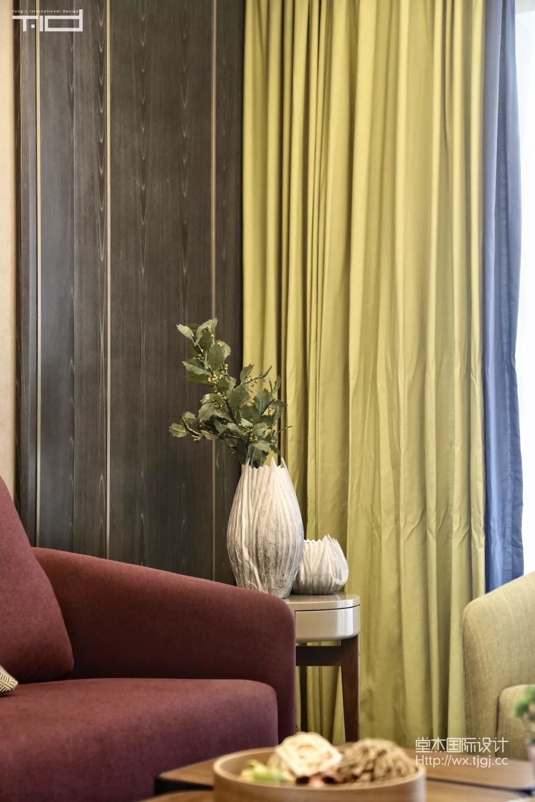 无锡现代简约家居，色彩跳跃打造舒适空间-44