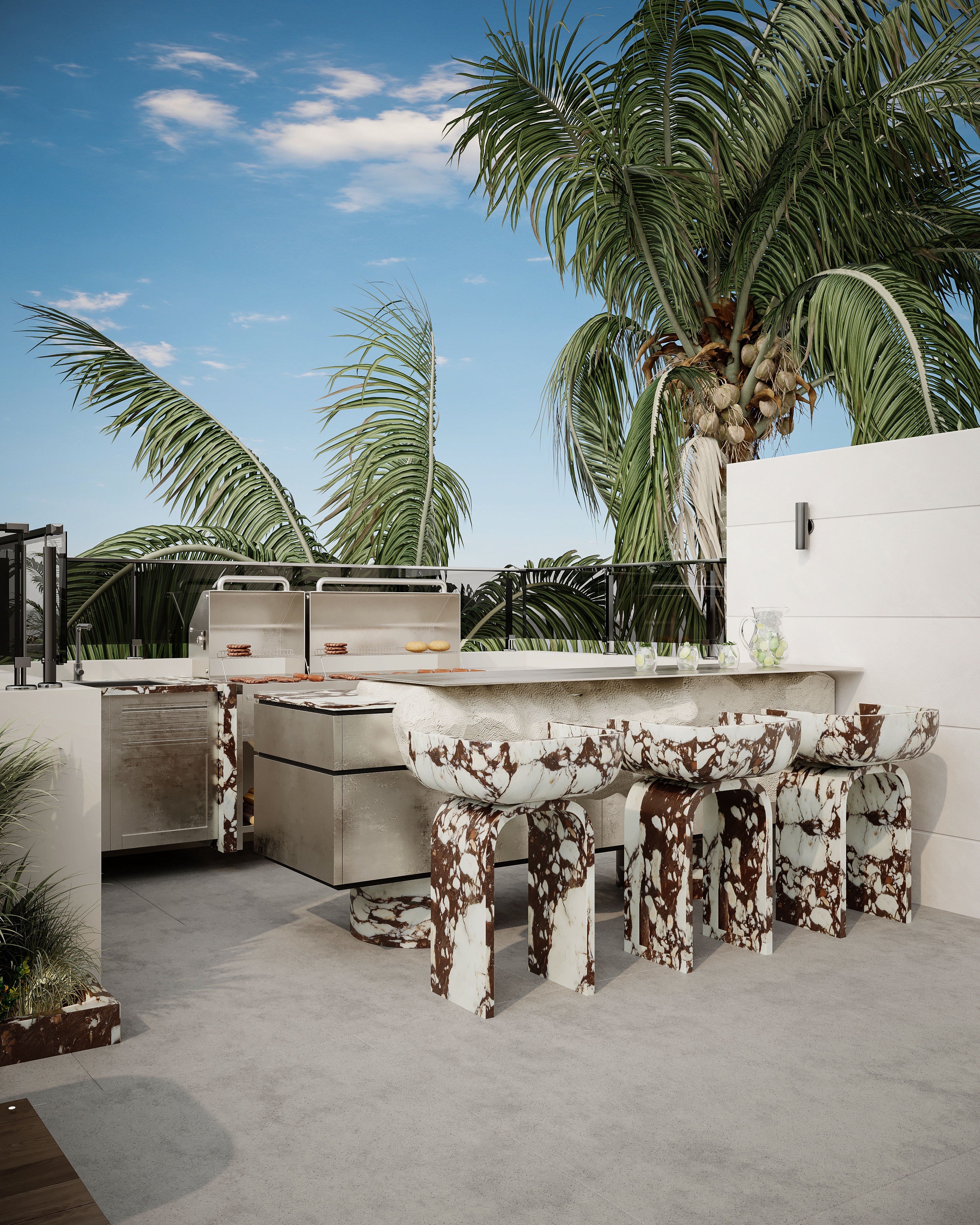 屋顶露台丨Amina El  kholy,Ahmed Saleh Designs-20