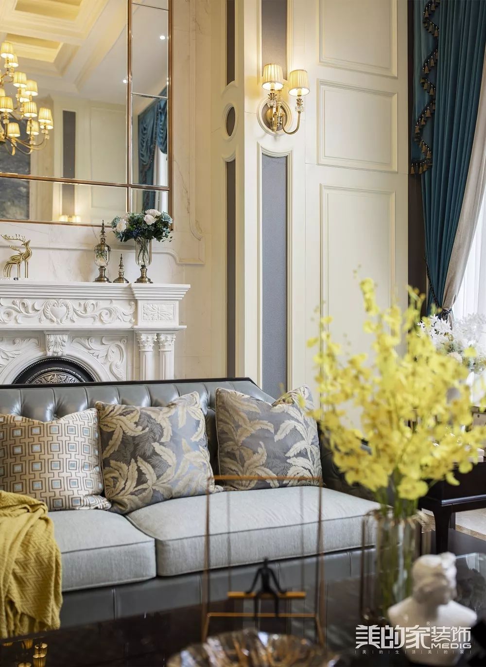 暖男标配的家 | 法式质感美式小清新混搭,打造 280㎡优雅生活空间-30