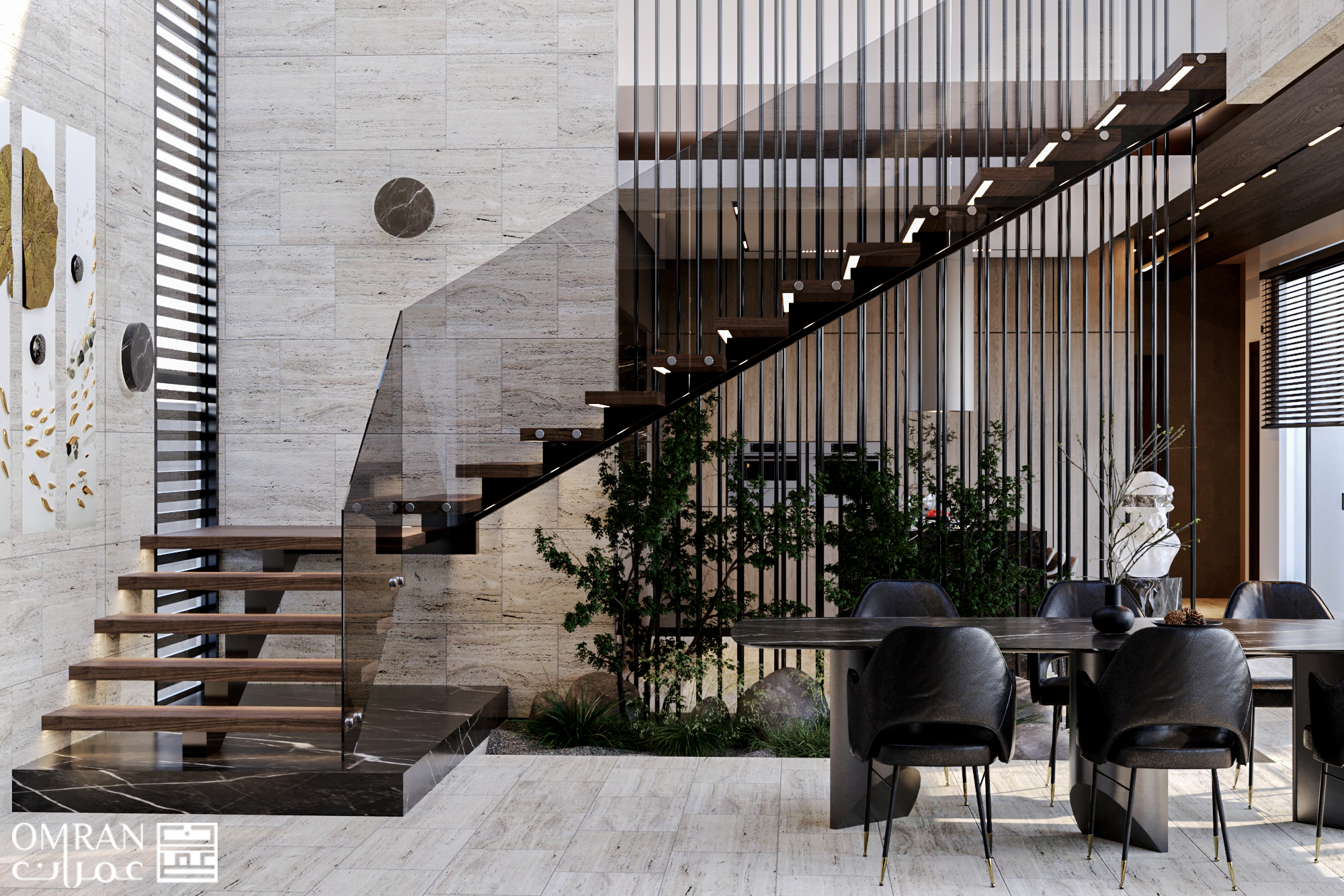 别墅现代室内设计丨Palestine-7