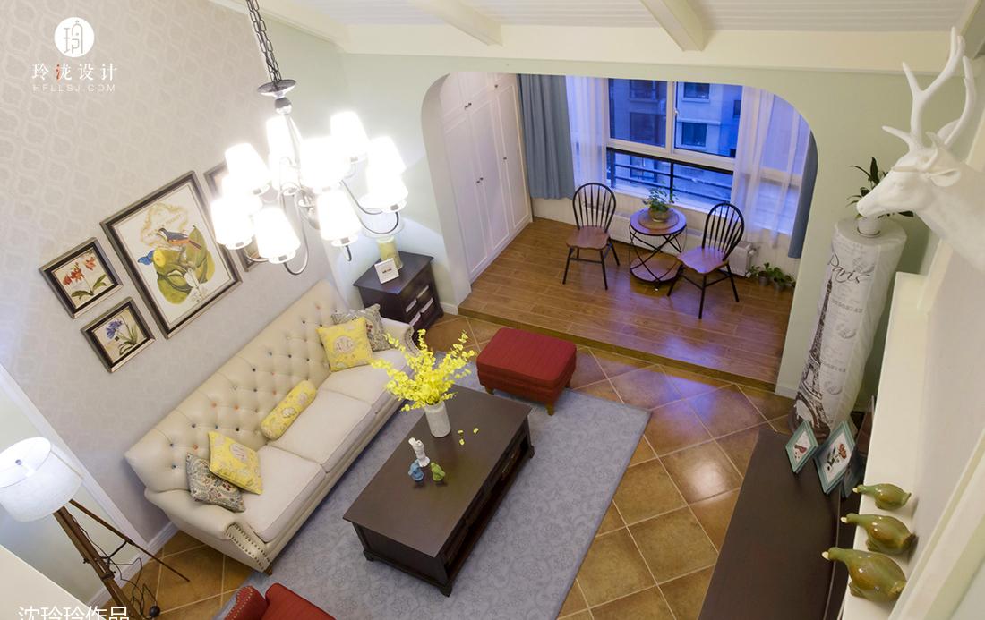 合肥新景花园家居装修设计 | 绿色浪漫,美式木屋-39